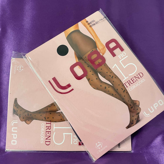 Meia Calça de Corações - Lupo